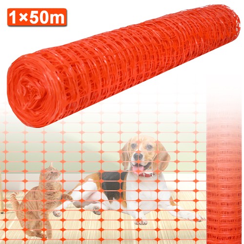 50m warnnetz bauzaun - 1m,