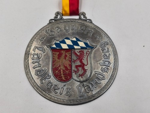 Plakette medaille groß zinn - medaille,