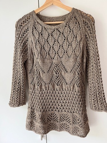 Pullover ajourmuster gr 38 - pullover,