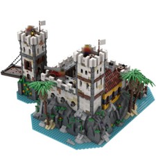 Modular Imperial Fortress #9 Building Toys Minifig Scale 3297 teile MOC