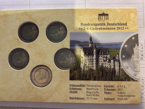 2-€-Gedenkmünzensatz aus
