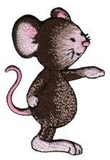au31★Maus Aufnäher zum