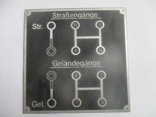 Typenschild nsu 101 - typenschild, hk