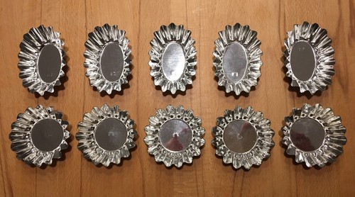 10x kleine vintage backformen - 10x,