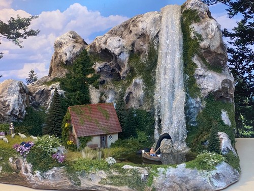 Diorama wasserfall - diorama,,