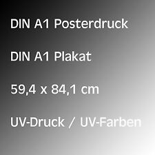 Posterdruck Plakatdruck Bilderdruck 180 g/m² 1x DIN A1 Kundenstopper Gehwegstopp