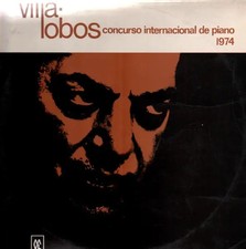 LP Hector Villa-Lobos Concurso internacional de piano NEAR MINT Tapecar Grava