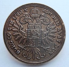 ÖSTERREICH 1780 TALER MÜNZKNOPF