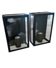 2 x EGLO Außen-Wandlampe Alamonte 1 Außenleuchte Vintage Wandleuchte Aus Stahl