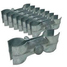 Bauzaunschelle Verbinder Bauzaunverbinder Schelle Bauzaun verzinkt 15,20,25,50St