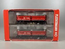 H0 FLEISCHMANN Muldenkippwagen 2 Stk. DB Cargo DC NEM 86 5530K OVP / 3 G 361