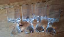 4*Gläser*Smoke*Assimetrico*60er Jahre*Joe Colombo*Modernist*Raucherglas*Riedel*