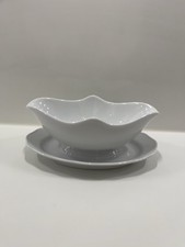 Hutschenreuther Saucen Schüssel Maria Theresia weiß Sauciere 1-tlg UVP 63,50€ 