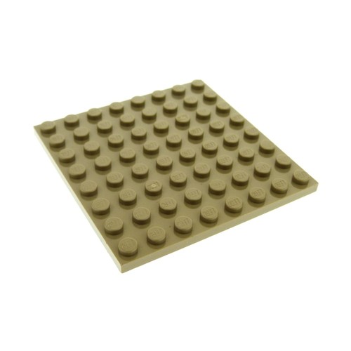 Lego bau platte 8x8 - 1x, dunkel
