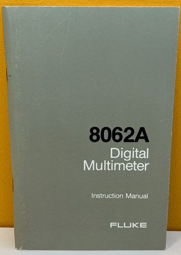 Fluke 632695 1989 8062a - 1989,