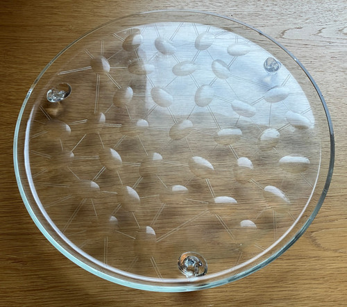 Runde glas tortenplatte - runde, glas-tortenplatte/