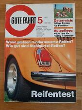 Gute Fahrt 05/1972 Reifentest - VW Mehrausstattung ab Werk - Eriba Nova