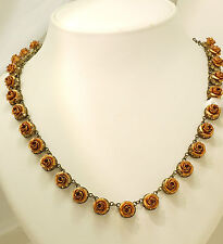 Rosa Templin  Collier   Rosen v kleine Rosen  42 cm