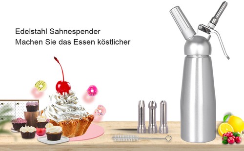 Sahnespender aluminium - sahnespender,