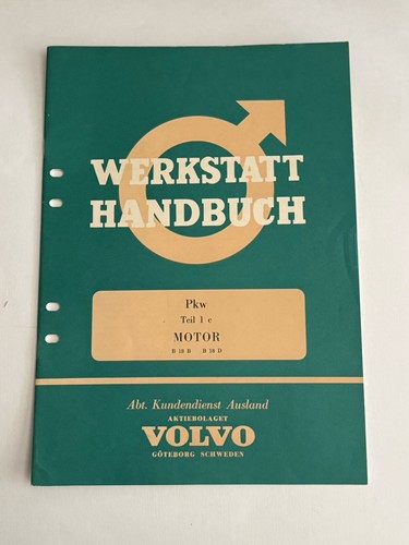 Volvo werkstatthandbuch pkw - werkstatthandbuch,