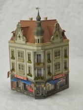 FALLER B-929 H0 ECKHAUS "SPARKASSE" fertig gebaut SAMMLER VINTAGE MODELLBAHN