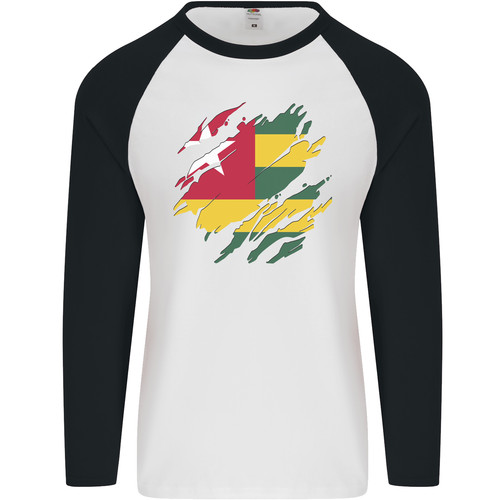 Torn togo flag togolese - torn,