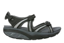 MBT Schuhe Damen - Sandale - LILA 6 SPORT SANDAL W - black / charcoal grey - NEU