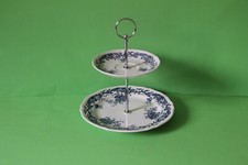 zauberhafte zweistöckige Etagere Teller Villeroy und Boch Valeria Blau 06244