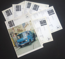 MERCEDES T2 (Düsseldorfer) L408 D + L508D…24-Seiten-Prospekt + Beilagen…RAR 1968
