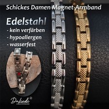 Edelstahl 316L Magnet Armband für Damen und Herren, Magnetfeld Arthritis Rheuma