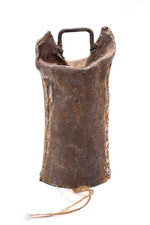 XL Antike Kuhglocke Glocke aus Metall 1,5 kg. Blech groß Vintage H 29 cm