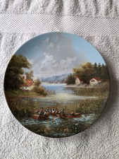 Sammelteller "Auslauf der Fischer" (Seltmann Weiden/C. Lückel) - neuwertig