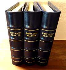 3 x ETB Album original Deutsche Post 4 Ring Alben mit 120 Ersttagsblätter Hüllen