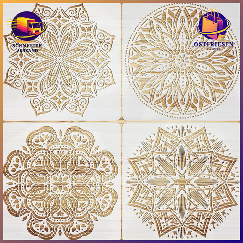 Schablonen set mandala - mandala, 4