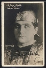 AK Opernsänger Richard Kubla als Galba in Die toten Augen, Autograph 