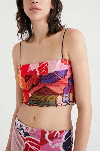 Desigual crop top - desigual, crop-top
