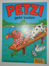 1. Auflage Vilh. Hansen ~~ PETZI GEHT BADEN ~~ Nr. 35  - Carlsen Verlag