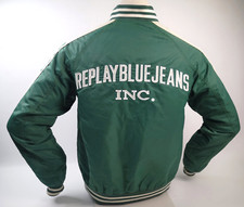 Replay Jacke 23 grün großes Rückenlogo Gr. S