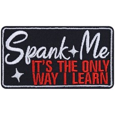 Aufnäher: SPANK ME - only way