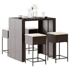 Gartenbar Set Theke Bartisch