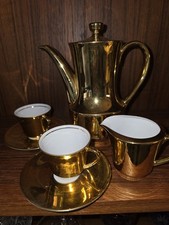 Seltmann Weiden Mokkaservice 6teilig Kanne, 2Tassen, 2Untertassen, Milchkännchen