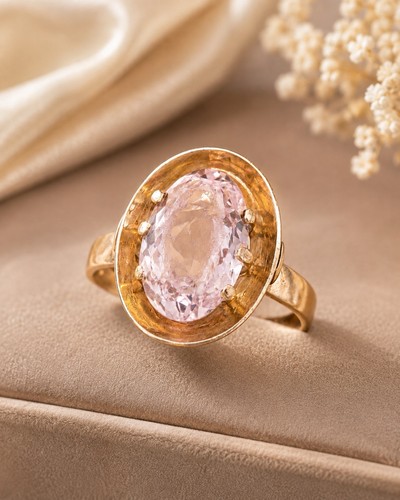 Vintage ring 333 gold mit - vintage,