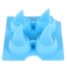  Neuheit Shark Fin Shaped Soft Ice Tray Eismaschine Pudding Mold Maker