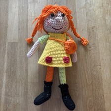 Pipi Langstrumpf mit Liebe selbstgemacht, bunt 25cm groß, top