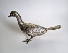 Vintage Fasan Figur - Silber