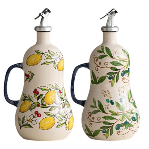 Handbemalte ölflasche aus - Ölflasche,