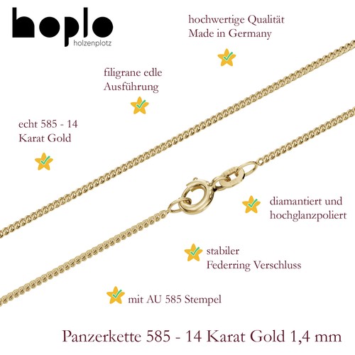 Edle goldkette panzerkette - edle,