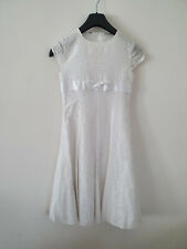 Festliches Kommunionkleid mit Petticoat, weiß, Größe 146, Bian Corella