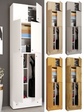 Holz Besenschrank Staubsauger Putzschrank Lona SA