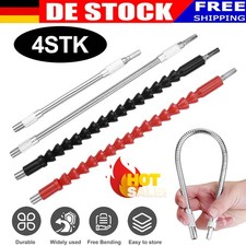 4 STK Biegsame Welle Bohrfutter Flexible Verlängerungsstange für Bohrmaschine DE